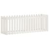 vidaXL Lit sur&eacute;lev&eacute; de jardin design de cl&ocirc;ture 200x50x70cm pin massif