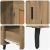 vidaXL Haut Armoire avec tiroir Ch&ecirc;ne artisanal 69,5 x 31 x 115 cm
