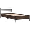 vidaXL Cadre de lit sans matelas ch&ecirc;ne marron 90x190 cm