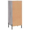 vidaXL Buffet Sonoma gris 34,5x34x90 cm Bois d'ing&eacute;nierie