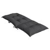 vidaXL Coussins de chaise &agrave; dossier haut lot de 6 anthracite m&eacute;lang&eacute;