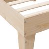 vidaXL Lit biblioth&egrave;que sans matelas 100x200 cm bois massif de pin