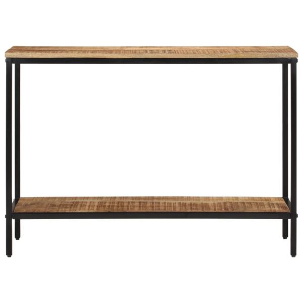 vidaXL Table console 100x35x70 cm bois de manguier massif brut