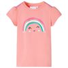 vidaXL T-shirt pour enfants corail clair 104
