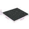 vidaXL Tapis en Caoutchouc Noir Caoutchouc