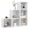 vidaXL Ensemble de meubles TV 3 pcs Blanc brillant Bois d'ing&eacute;nierie