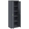 vidaXL Armoire de rangement 2 pcs Anthracite 60 x 40 x 180 cm