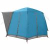 vidaXL Tente Cabane avec toit avec stockage Bleu 425 x 396 x 222 cm