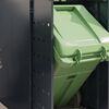 vidaXL Rangement de poubelle &agrave; roulettes pour 4 poubelles Anthracite
