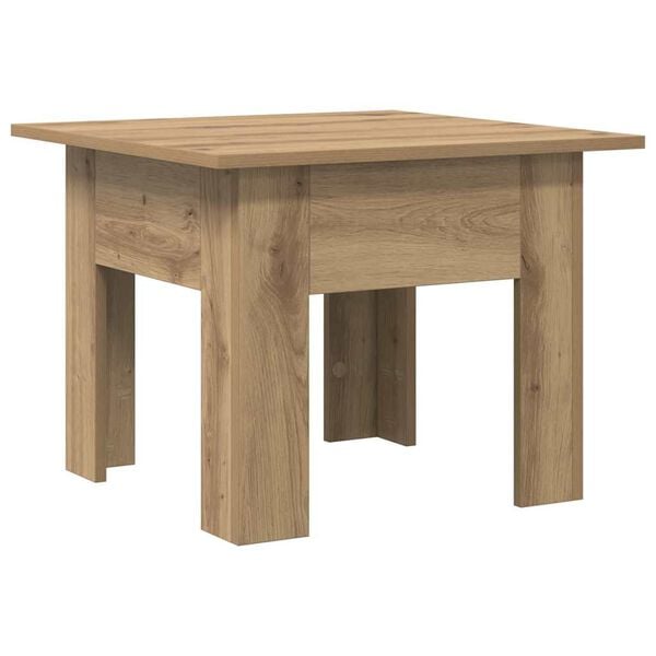 vidaXL Table basse Ch&ecirc;ne artisanal 55 x 55 x 42 cm Bois d'ing&eacute;nierie