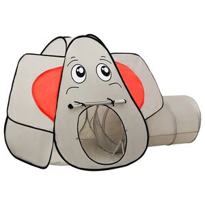 vidaXL Tente de jeu pour enfants &Eacute;l&eacute;phant Gris 174x86x101 cm