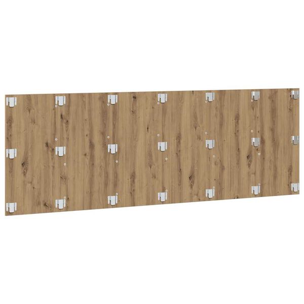 vidaXL T&ecirc;te de lit murale ch&ecirc;ne artisanal bois d'ing&eacute;nierie