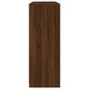 vidaXL Buffets avec lumi&egrave;res LED 3 pcs ch&ecirc;ne brun bois d'ing&eacute;nierie