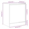 vidaXL Armoire &agrave; chaussures sonoma gris 60x42x69 cm bois d'ing&eacute;nierie