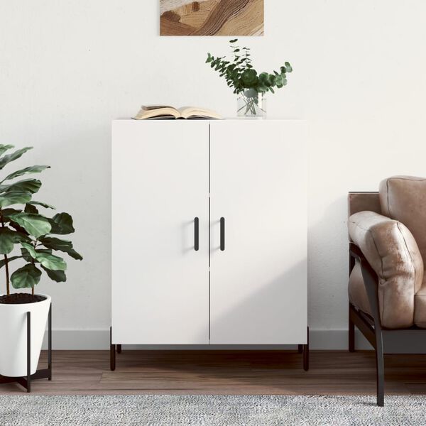 vidaXL Buffet blanc 69,5x34x90 cm bois d'ing&eacute;nierie