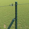 vidaXL Poteau de cl&ocirc;ture. Gris 100 x 1 m (maille de 25 mm)
