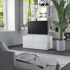 vidaXL Meuble TV Blanc 80x34x36 cm Bois d'ingénierie