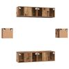 vidaXL Ensemble meuble TV 6 pcs Bois Ancien Bois d'ing&eacute;nierie