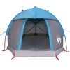 vidaXL Tente de camping &agrave; d&ocirc;me 1 personne bleu imperm&eacute;able