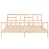 vidaXL Cadre de lit sans matelas 200x200 cm bois massif de pin