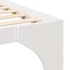 vidaXL Cadre de lit Blanc 140 x 200 cm Pin massif