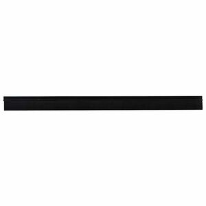 vidaXL Brosses de porte adh&eacute;sives 2 pc Noir 100 cm Alliage d'Aluminium
