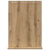 vidaXL Miroir de vanit&eacute; Rectangulaire Ch&ecirc;ne artisanal 70 x 50 x 18 cm