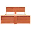 vidaXL Cadre de lit Brun cire 150 x 200 cm Bois d'ing&eacute;nierie