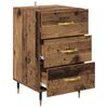 vidaXL Cabinet de chevet Bois ancien 40 x 40 x 66 cm Bois d'ingénierie