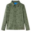 Chemise pour enfants kaki m&eacute;lang&eacute; 140