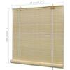 vidaXL Store &agrave; rouleau bambou naturel 120x160 cm
