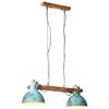 vidaXL Lampe suspendue 25 W bleu d&eacute;lav&eacute; 85x28x109 cm E27