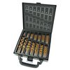Br&uuml;der Mannesmann Ensemble de forets en acier rapide 99 pcs Titanium