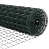 vidaXL Cl&ocirc;ture Euro Vert 0,4 x 25 m Fer rev&ecirc;tu de PVC