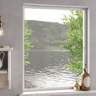 vidaXL Moustiquaire pour fenêtres Blanc 100x120 cm