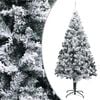 vidaXL Sapin de No&euml;l artificiel avec neige floqu&eacute;e vert 240 cm PVC