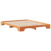 vidaXL Cadre de lit Marron 160 x 220 cm Pin massif