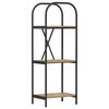 vidaXL &Eacute;tag&egrave;re 3 niveaux 40 x 30 x 109 cm Bois d'ing&eacute;nierie