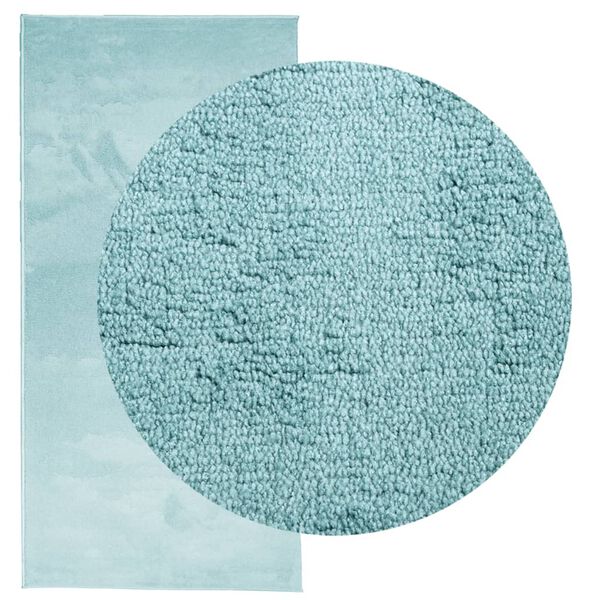 vidaXL Tapis OVIEDO &agrave; poils courts vert 100x200 cm