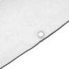vidaXL B&acirc;che transparente avec &oelig;illets 1x10 m poly&eacute;thyl&egrave;ne