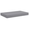 vidaXL Étagères murales flottantes 2 pcs Gris 40x23x3,8 cm MDF