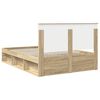 vidaXL Cadre de lit Sonoma 140 x 200 cm Bois de pin massif