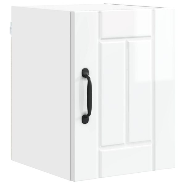 vidaXL Armoire de cuisine Blanc brillant 30 x 31 x 40 cm
