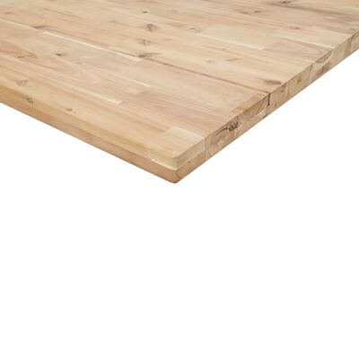 vidaXL Dessus de table carré 40x40x4 cm bois massif d'acacia