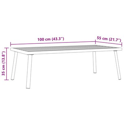 vidaXL Ensemble de canapés de jardin et coussins noir acier textilène