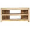 vidaXL Meuble TV d'angle 90x45x45 cm Bois de manguier solide