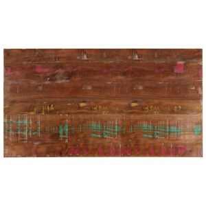 vidaXL Dessus de table 100x60x1,5cm rectangulaire bois massif r&eacute;cup&eacute;r&eacute;