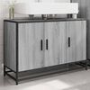 vidaXL Armoire de lavabo de salle de bain sonoma gris 90x33x60 cm