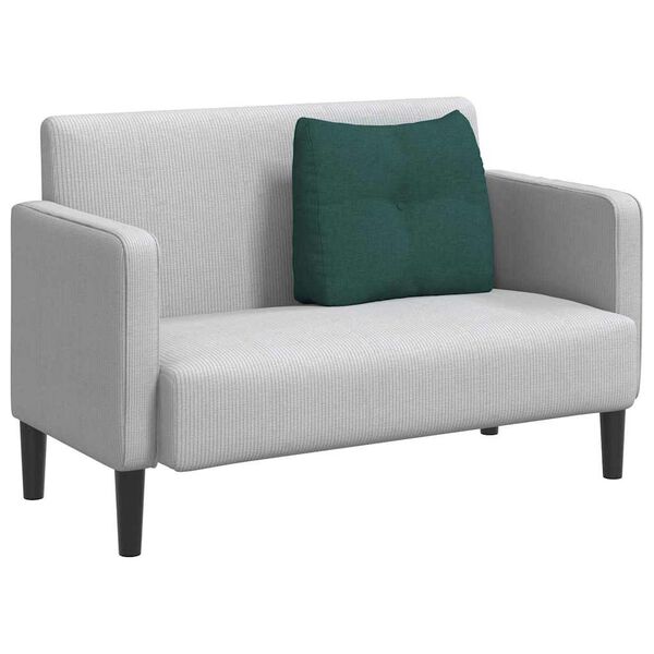 vidaXL Coussin de Dos Vert fonc&eacute; 60 x 24 x 50 cm tissu