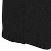 vidaXL Coussin de Dos Noir 200 x 24 x 50 cm tissu
